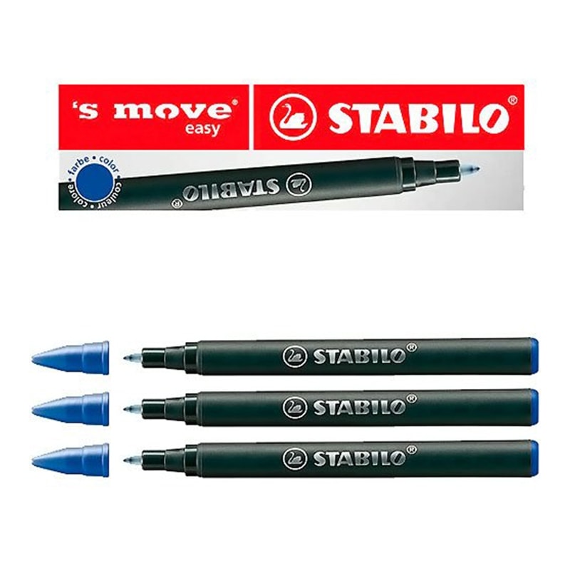Ink Cartridge Stabilo Move Easy Refill 3Pcs 0.5Mm  6890/041