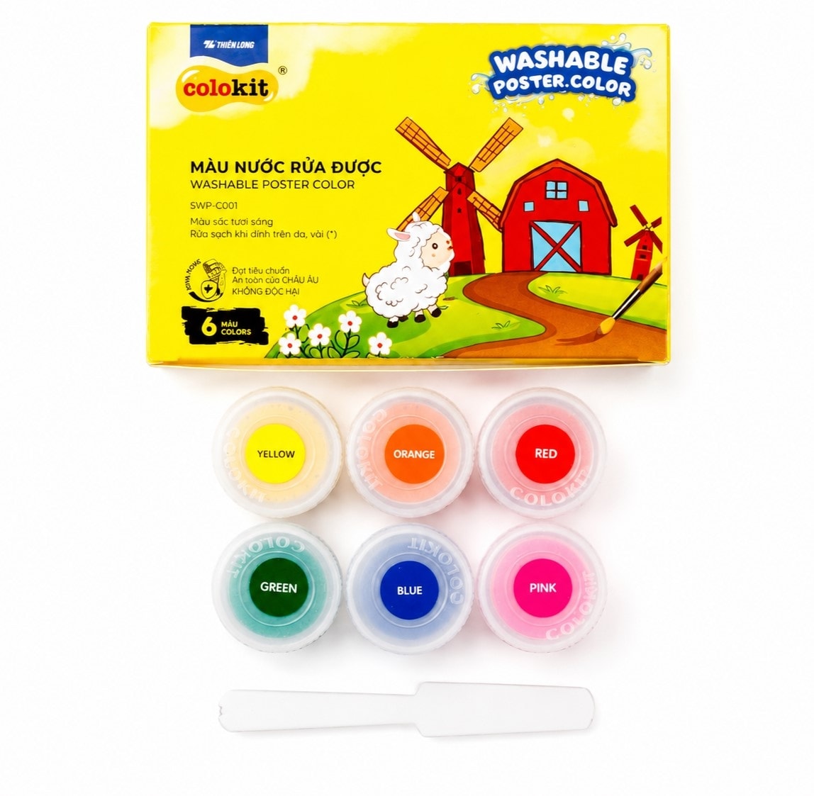 Poster Color Paint Colokit 6/Pack Swp-C001