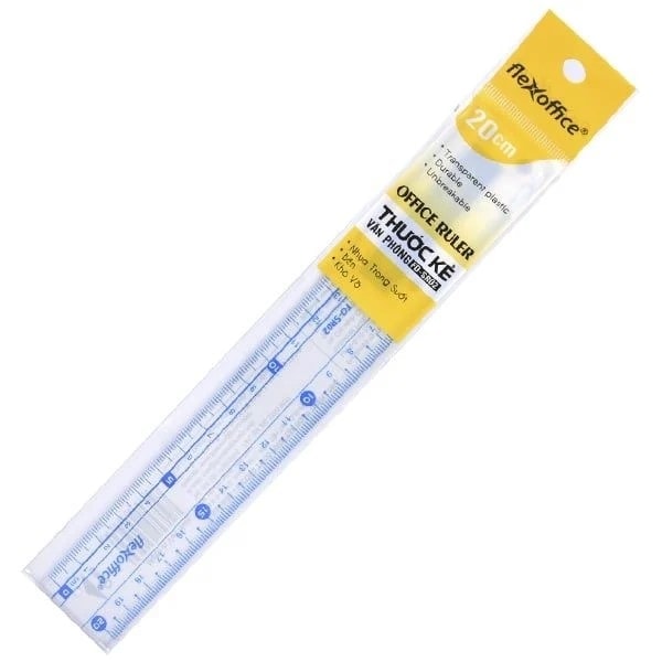Ruler Flexoffice Flexible 20Cm Clear Fo-Sr02