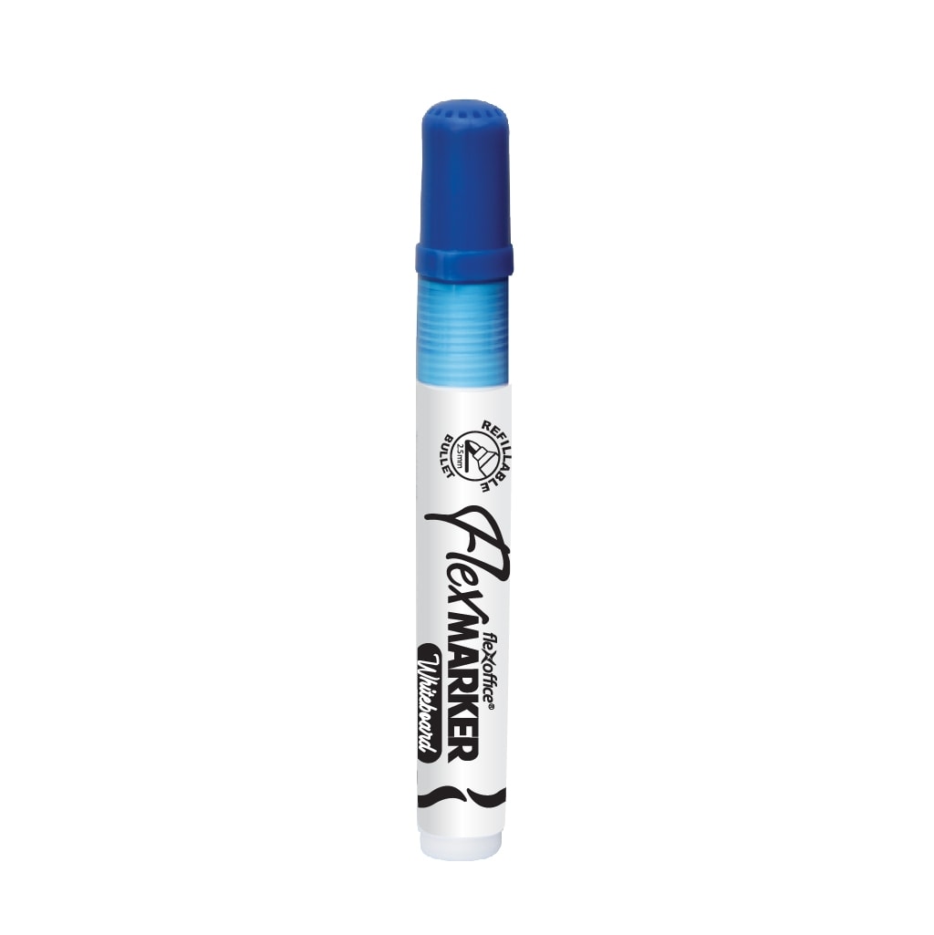 Marker Dry-Erase Flexoffice Flexmarker Bullet Blue Wb02