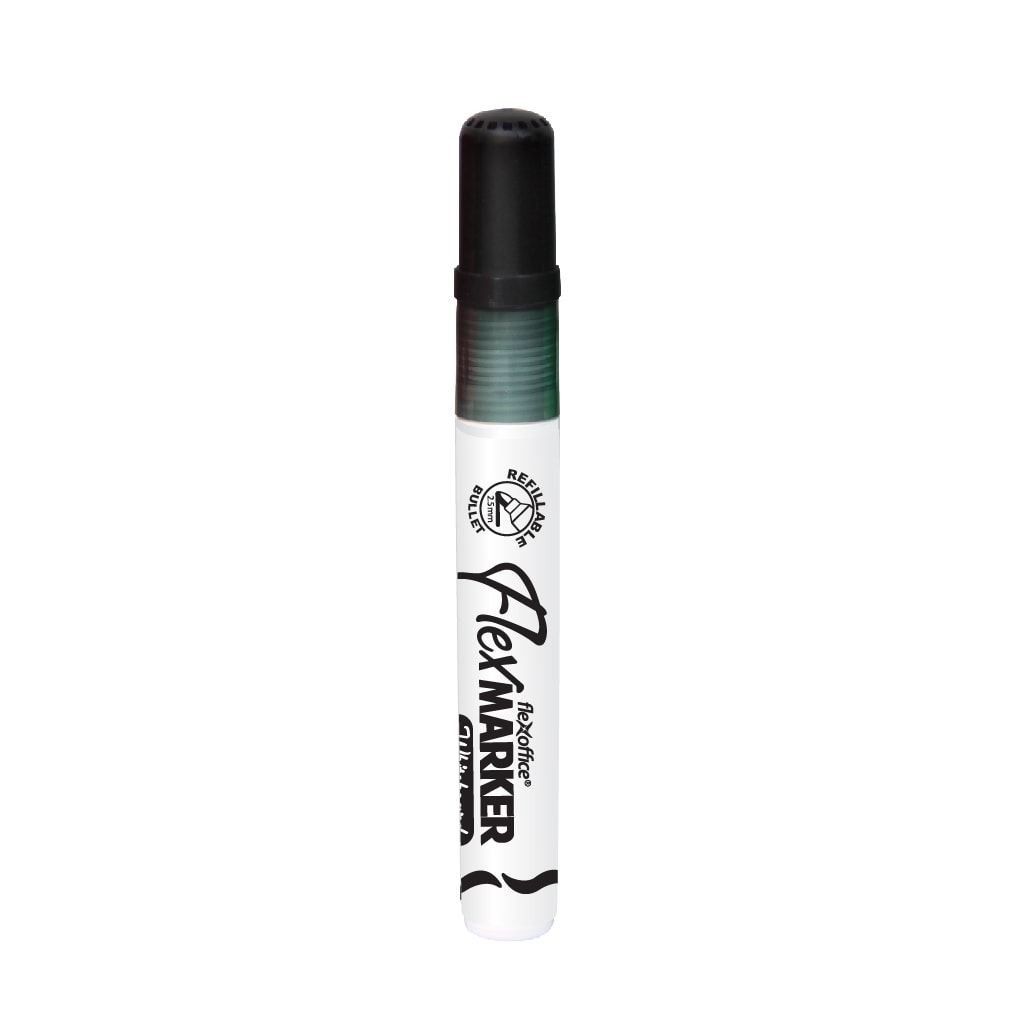 Marker Dry-Erase Flexoffice Flexmarker Bullet Black Wb02