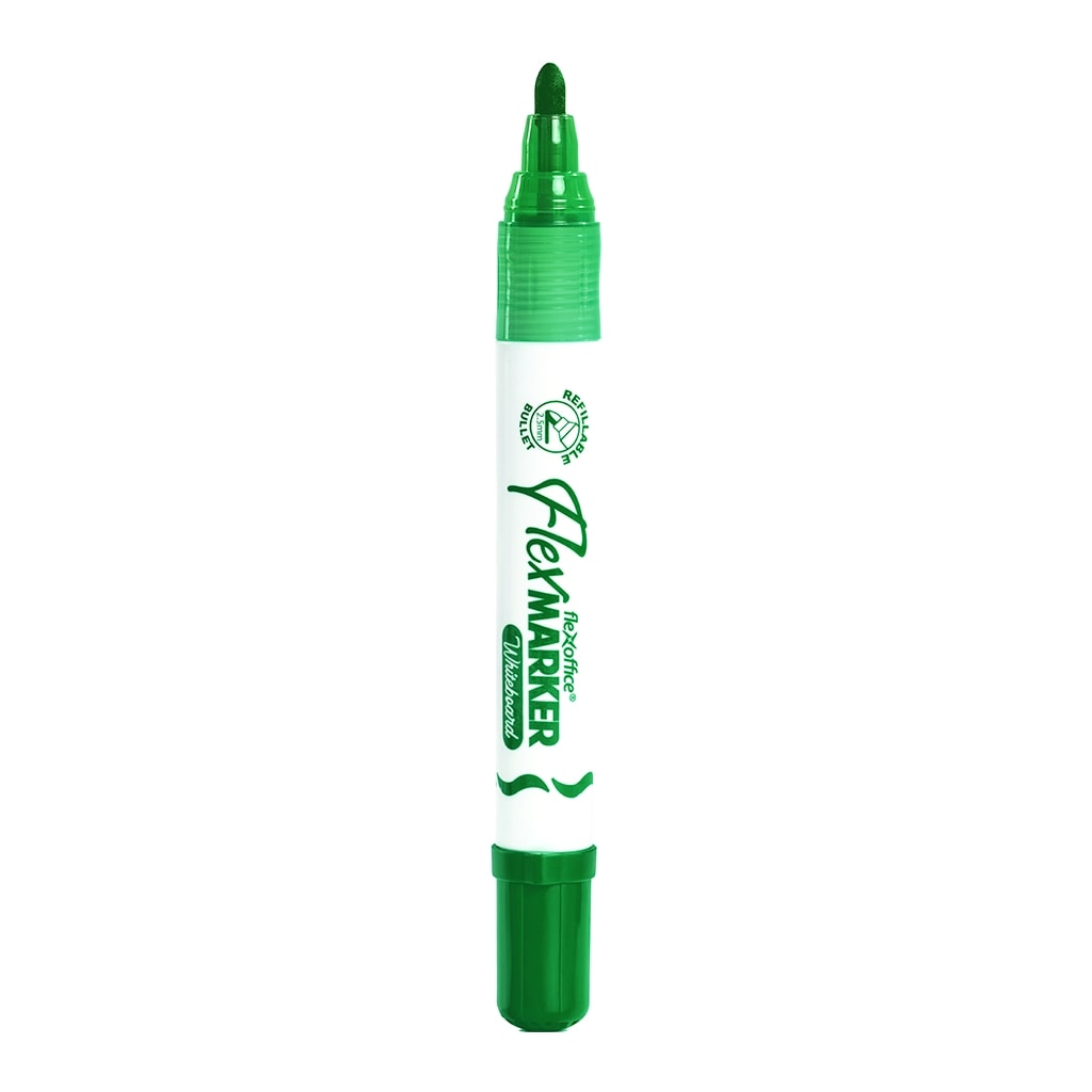 Marker Dry-Erase Flexoffice Flexmarker Bullet Green Wb02