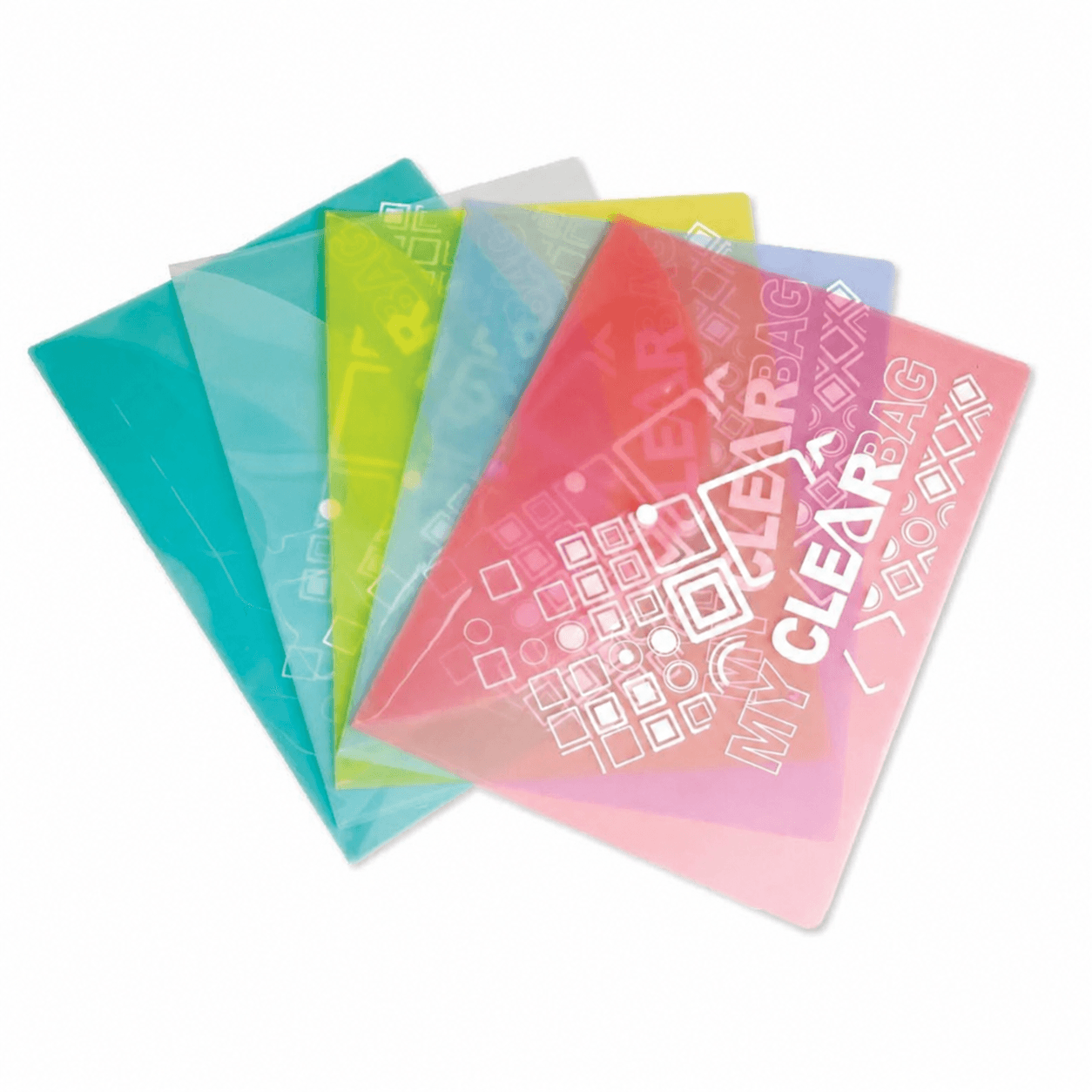 File Envelope Flexoffice A4 W/Buttom Clear 0.12Mm Fo-Cbf02