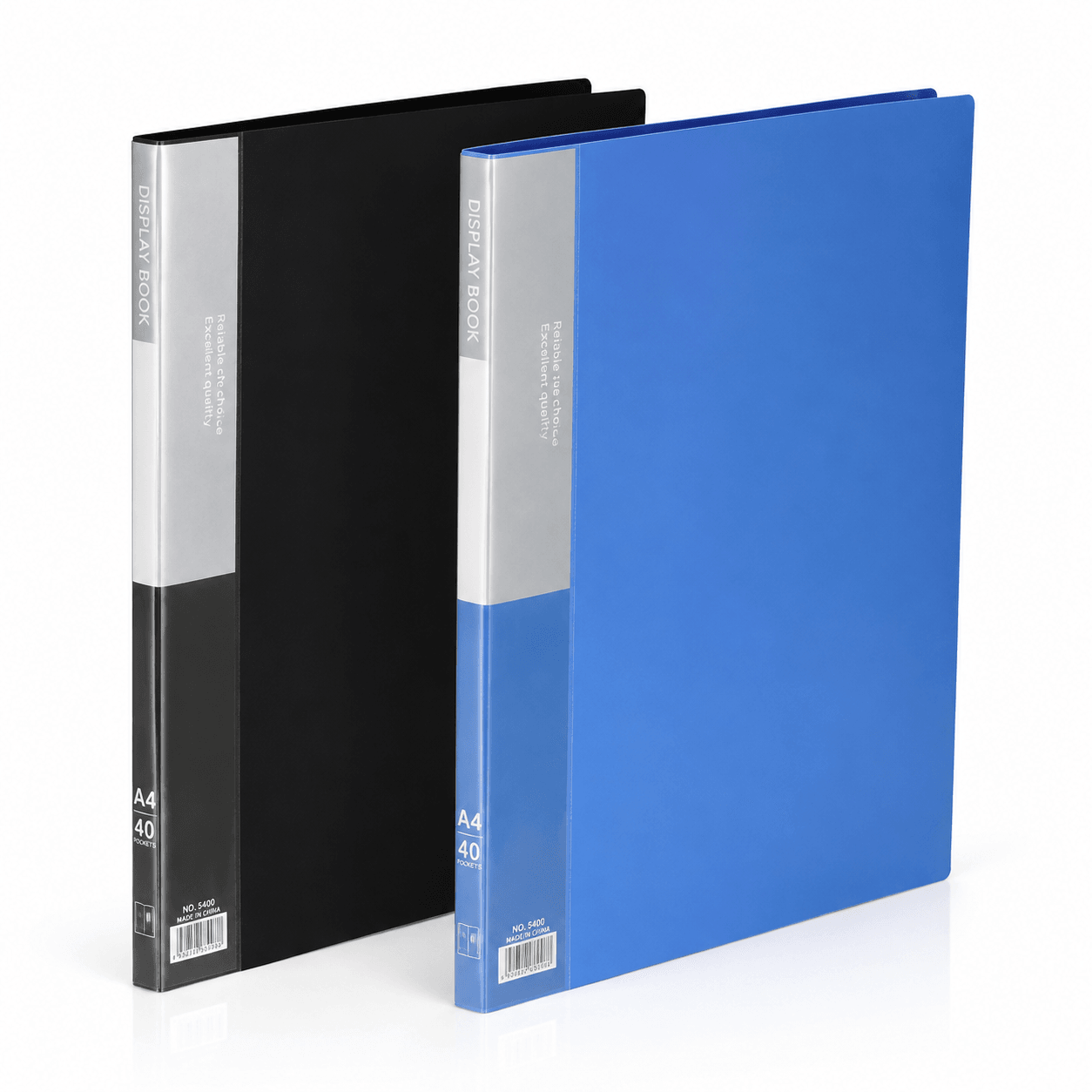 Display Book Flexoffice Pp A4 40 Pockets D.Blue Fo-Db02