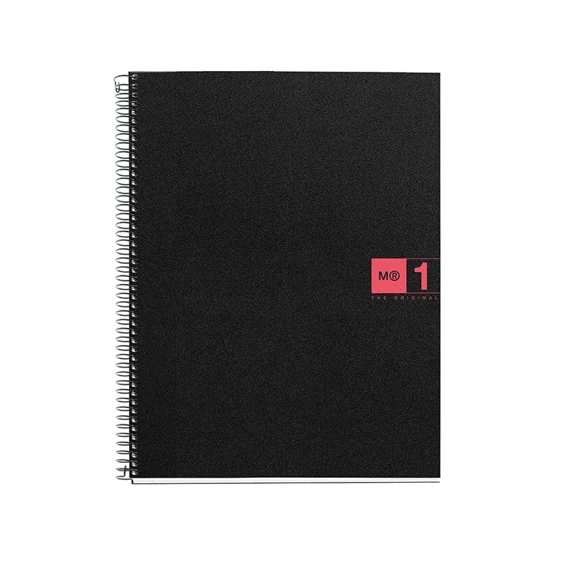 Notebook miquelrius A5 Squared 1Sub 80Sh Pp Spiral Red 2652