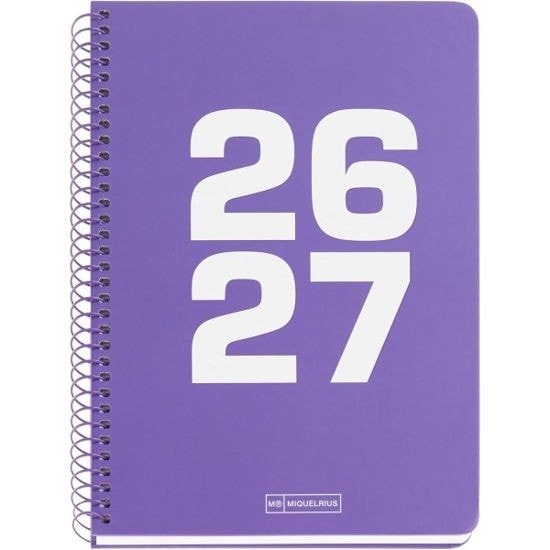 Diary miquelrius Basic Plus 213X150 1Dpp Lilac 21046