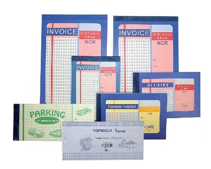 Invoice Book Pasco 6/3 3 Copies Ncr 25 Sheets 17X24.5