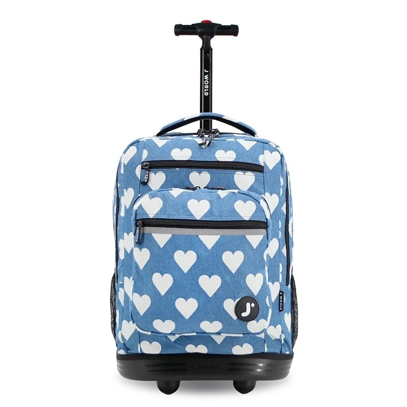 Backpack Jworld Sundance Trolley Denim Heart Rbs-19