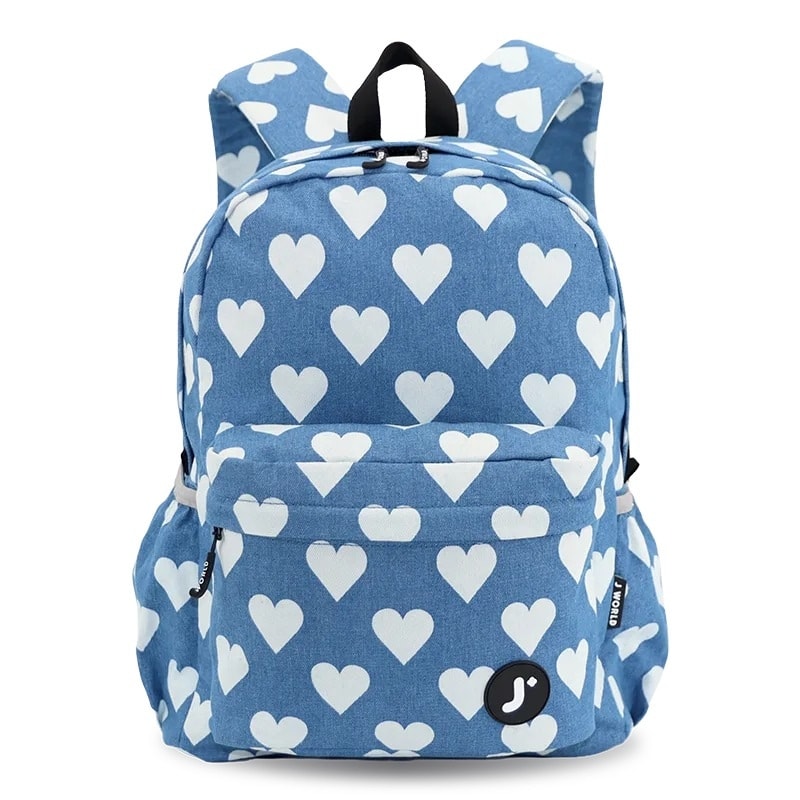 Backpack Jworld Oz Large 42Cm Denim Heart Jw-100