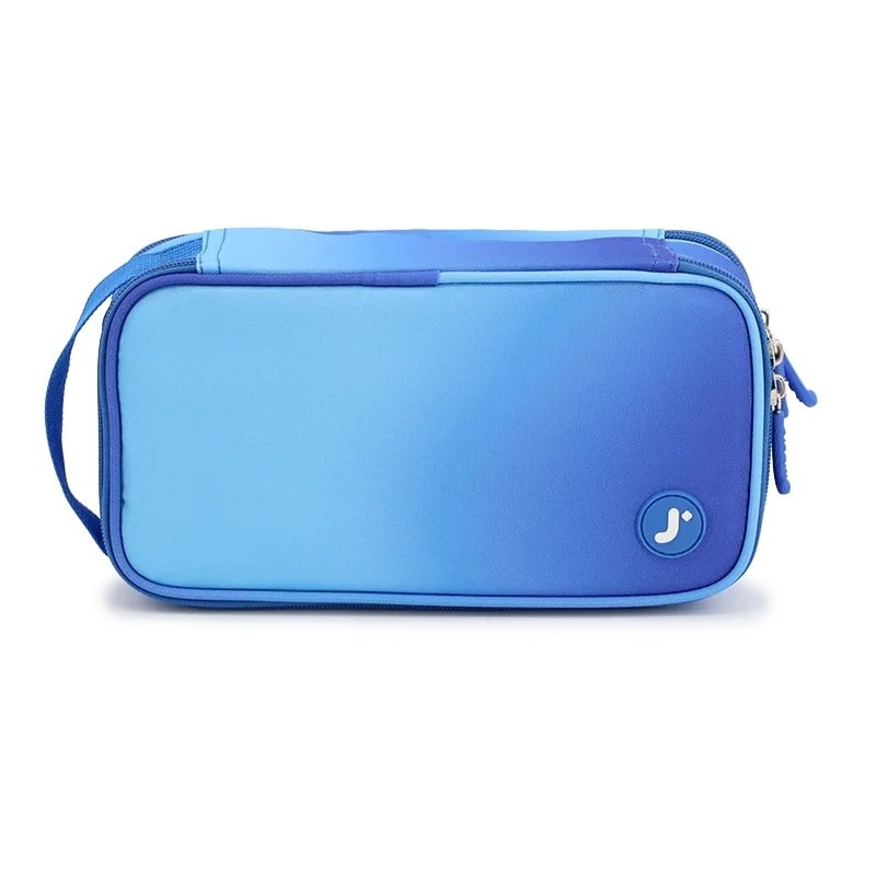 Pencil Case Jworld Doodle 2 Comp. Blue Gradient Pc2501