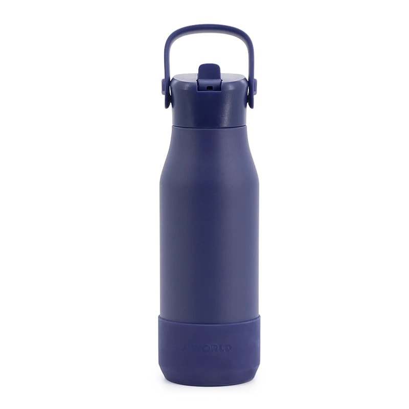Water Bottle Jworld Flowee 22 Oz Navy Wb26122