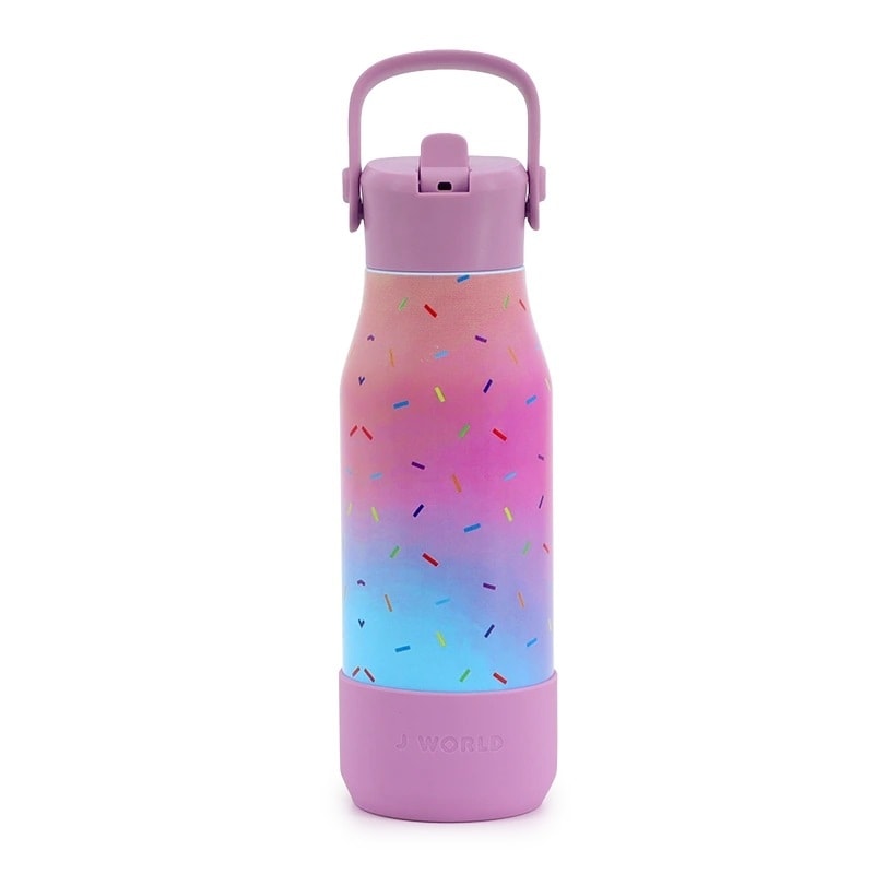 Water Bottle Jworld Flowee 22 Oz Confetti Wb26122