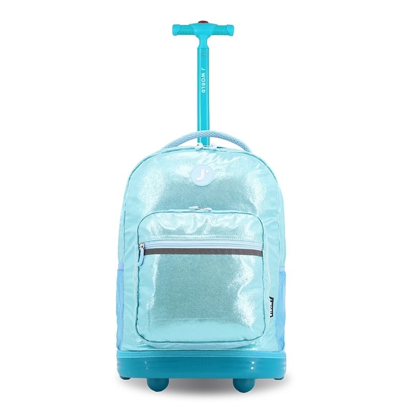 Backpack Jworld Sunrise Trolley Metallic Teal Rbs-18