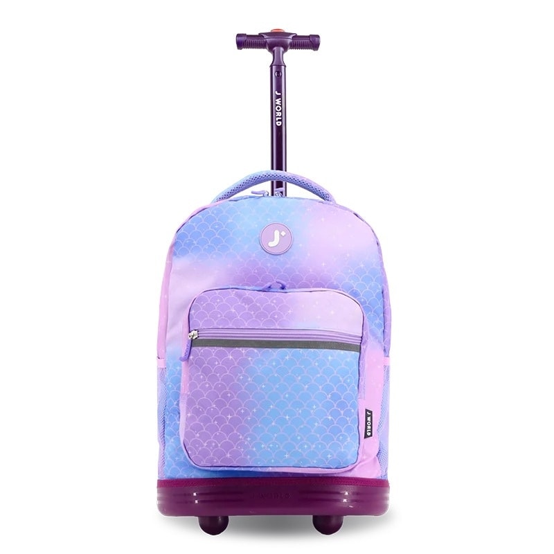 Backpack Jworld Sunrise Trolley Purple Mermaid Rbs-18