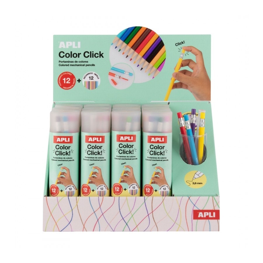 Colored Pencil Aplil 12/Pack Click 20080