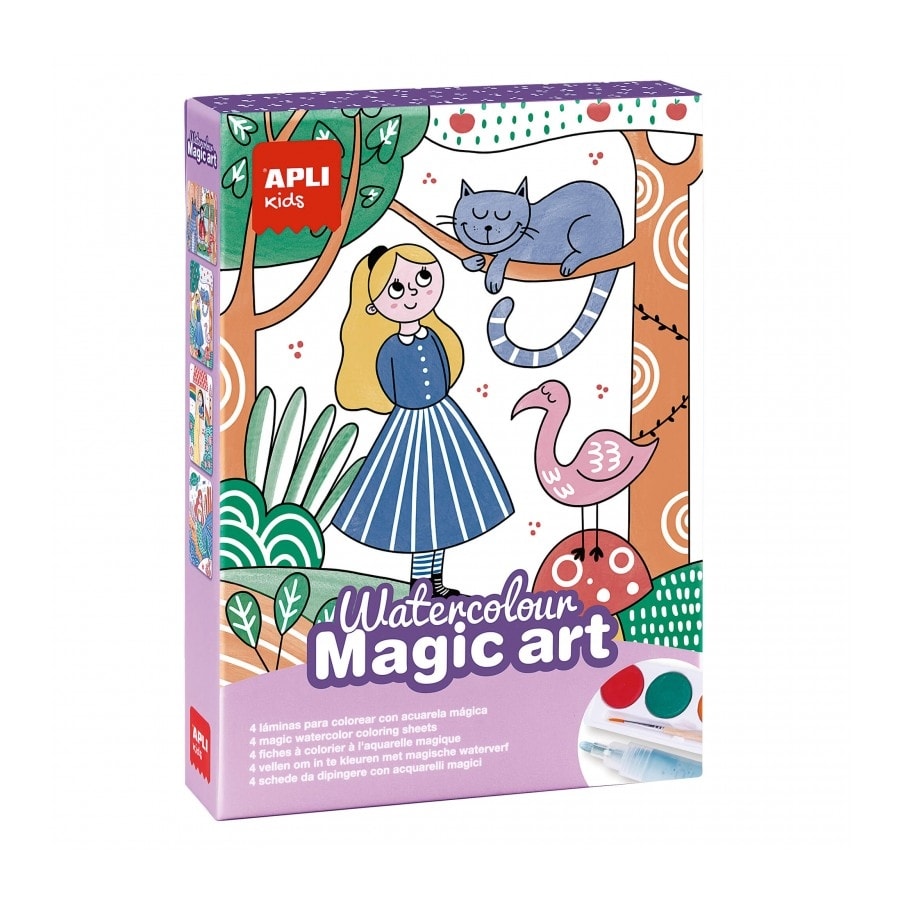 Watercolour Magic Art - Paint with watercolors and magic marker