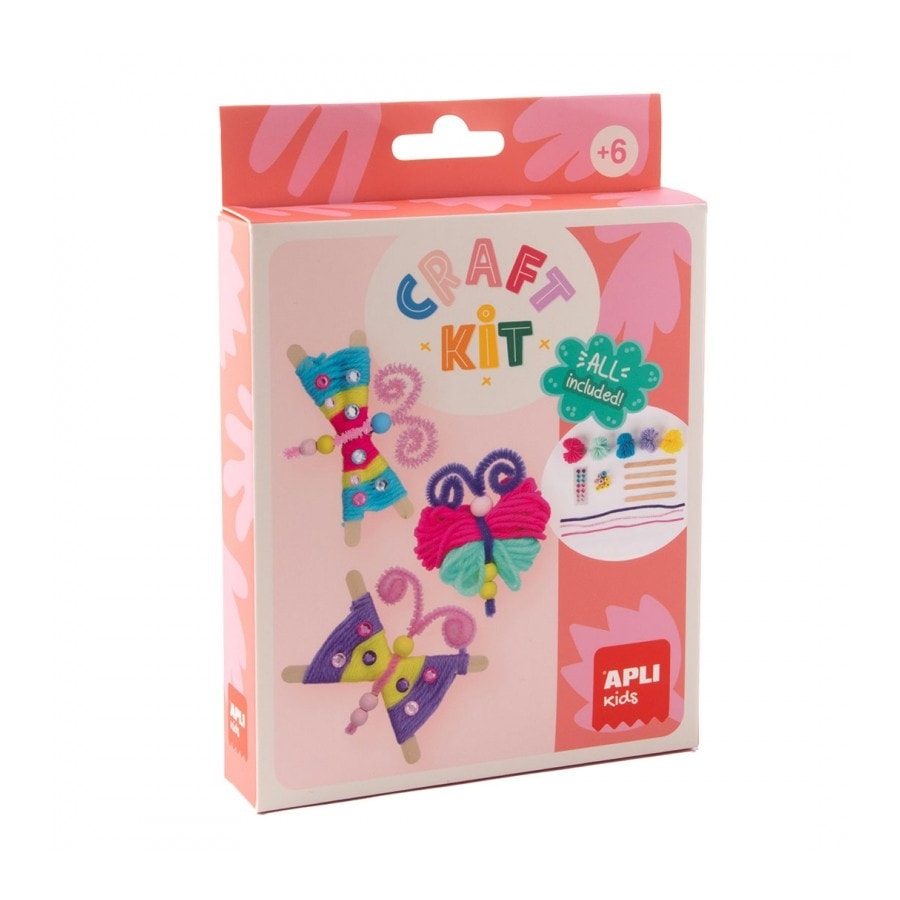 Craft Kit Wool butterflies