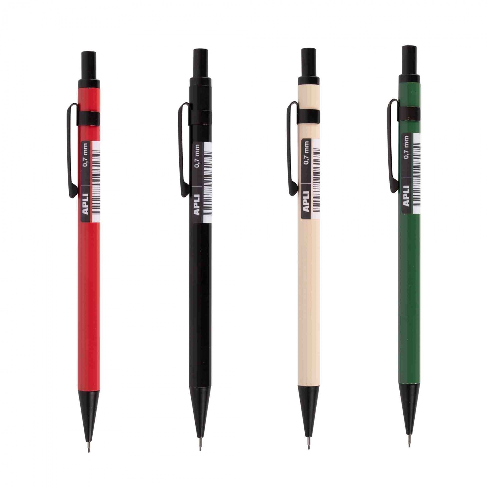 Hexagonal mechanical pencils display