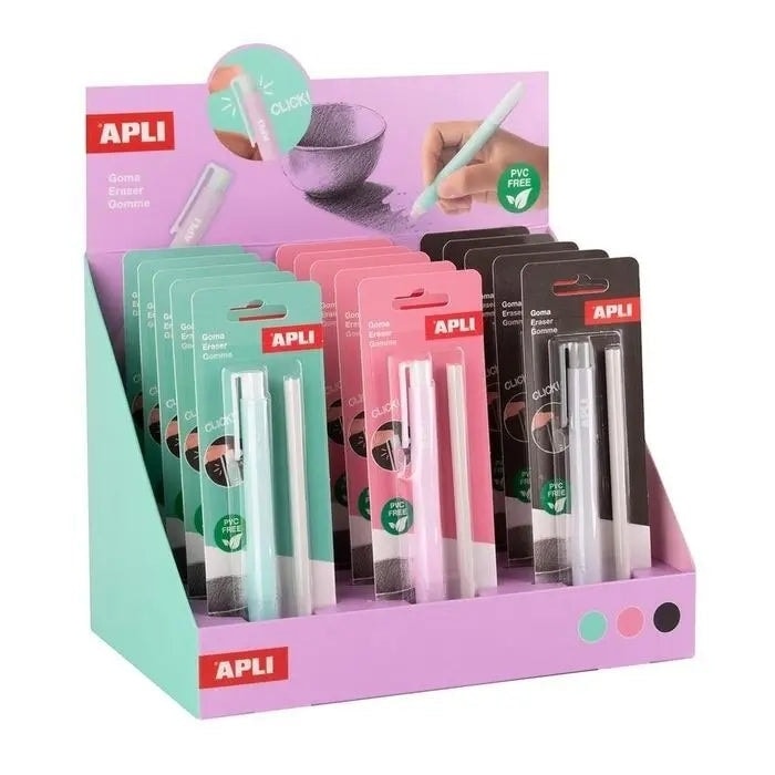 Retractable Eraser with Refill