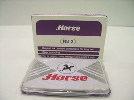 Stamp Pad Horse Black