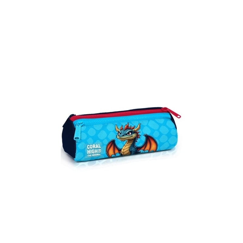 Pencil Case Coral High Dragon Triangular 3 Comp. 31013