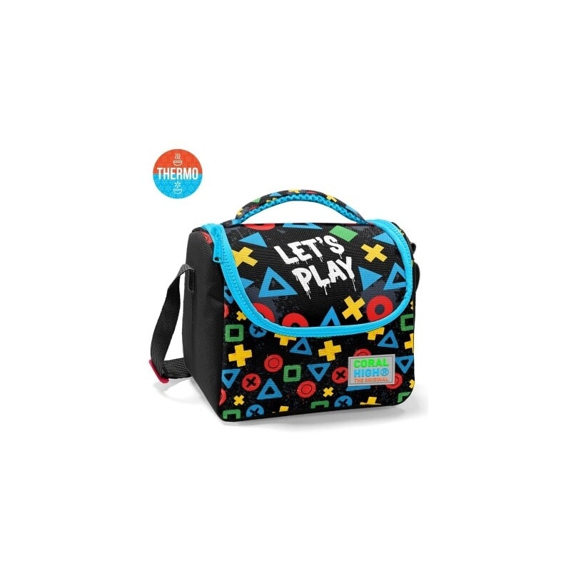 Lunch Bag Coral High Let S Play Thermo 37114