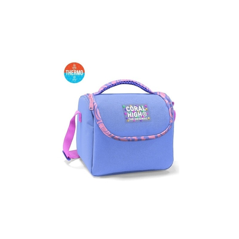 Lunch Bag Coral High Denim Pink Camouflage Thermo 37127