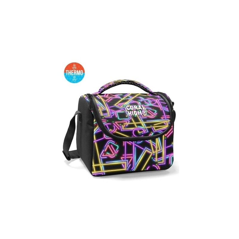 Lunch Bag Coral High Neon Glow Thermo 37148