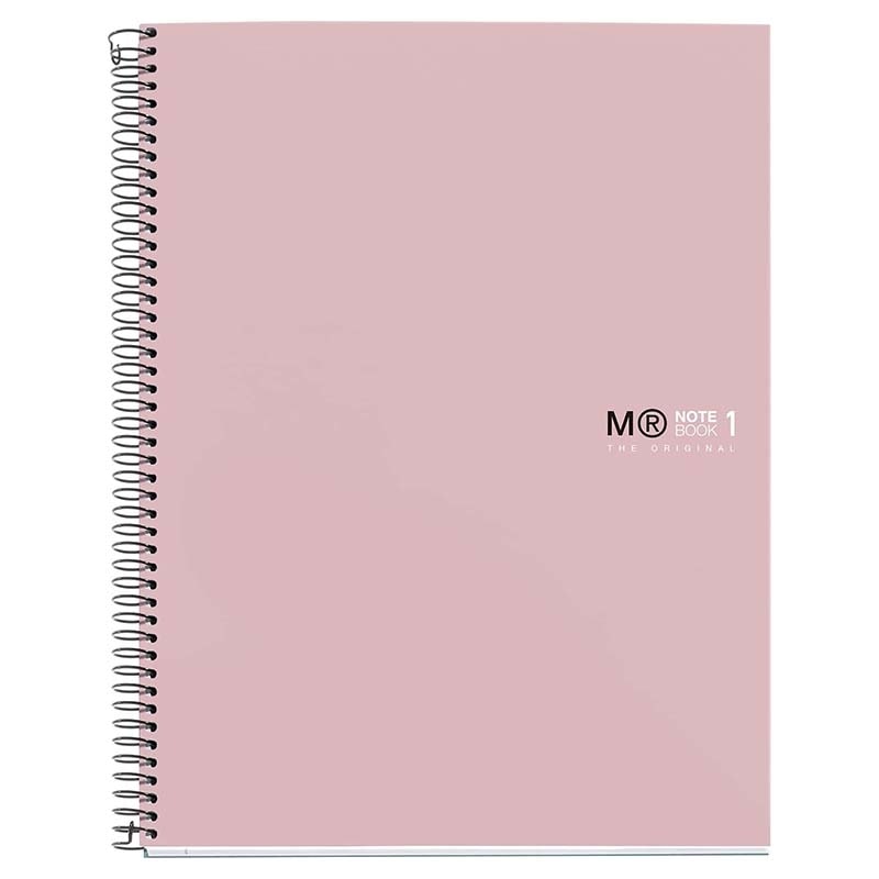 Notebook miquelrius A4 Ruled 1Sub  80Sh 90G Spiral Sand 49966