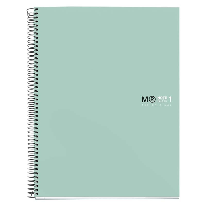 Notebook miquelrius A4 Ruled 1Sub  80Sh 90G Spiral Aqua 49967