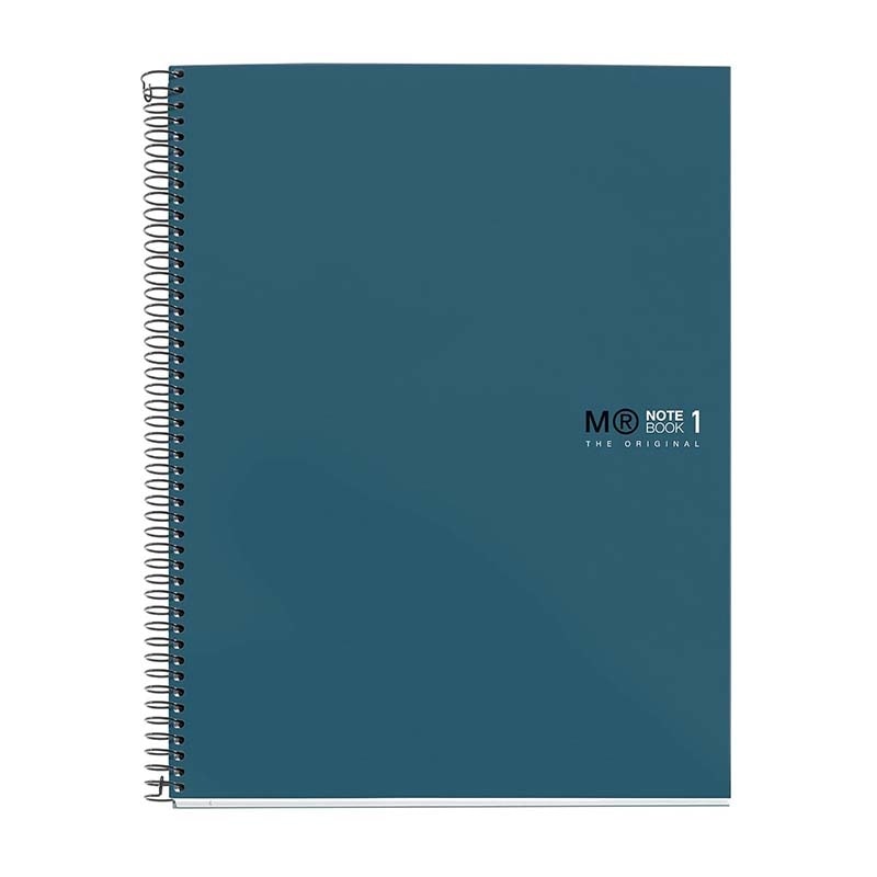 Notebook miquelrius A4 Ruled 1Sub  80Sh 90G Spiral Ocean 49975