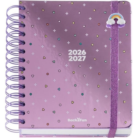 Diary miquelrius B2F 185X160 1Dpp Rainbow 26968