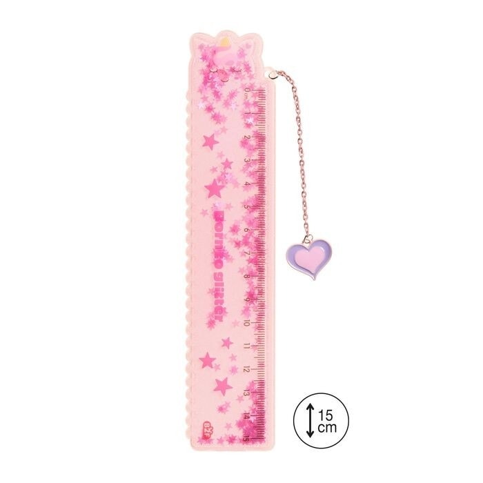 Ruler miquelrius Back 2 Fun Glitter Unicorn 13340