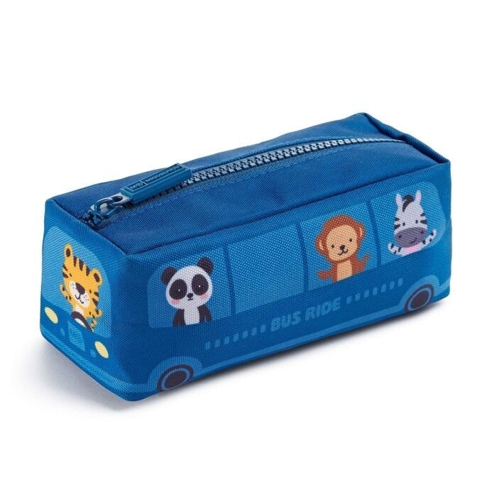 Pencil Case miquelrius Bus Stop Squared Navy 19414
