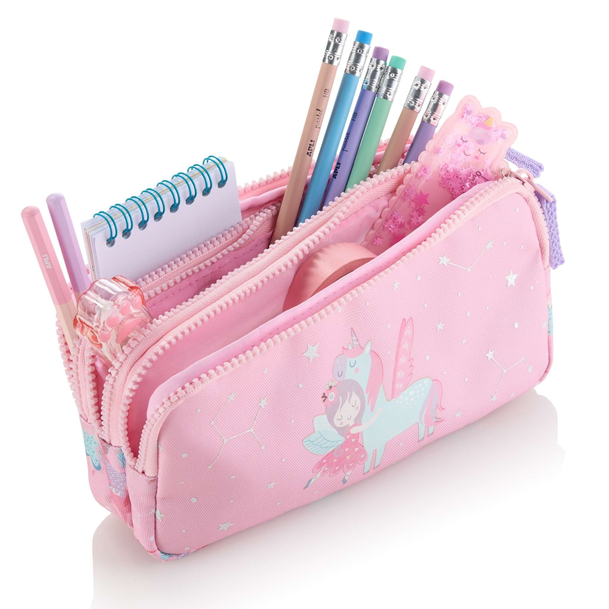 Pencil Case miquelrius Fairy Star 3 Comp. 19769