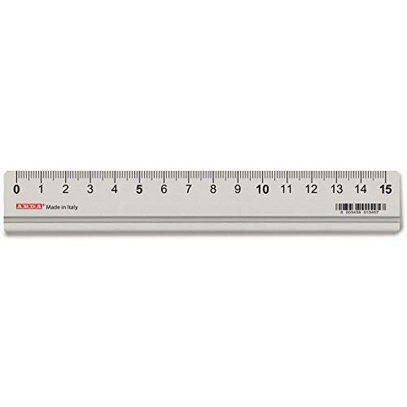 Ruler Arda Aluminium Profil 15Cm Made In Italy 17915