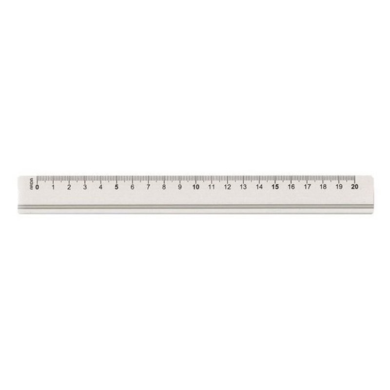 Ruler Arda Aluminium Profil 20Cm Made In Italy 17920