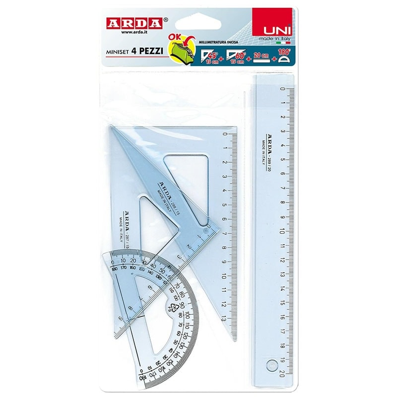 Geometric Set Arda Uni 20Cm 4/Pack Miniset Made In Italy 705