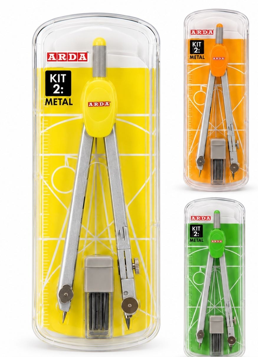 Compass Arda School Metal 2/Pack Co8Flu