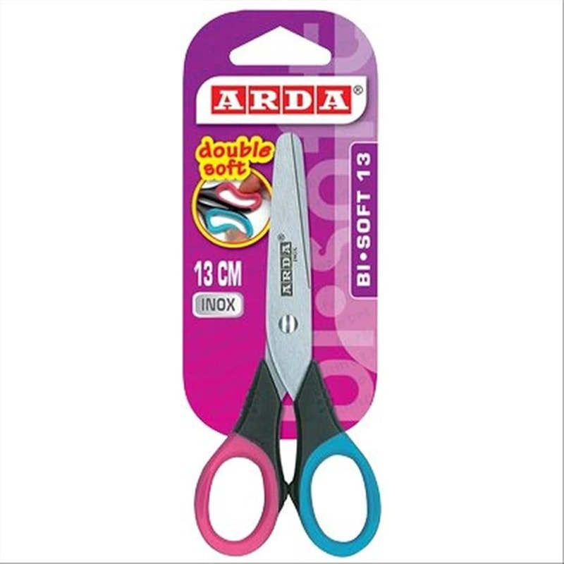 Scissor Arda 13Cm Bi Soft Basic Soft Grip Fb1308Sf