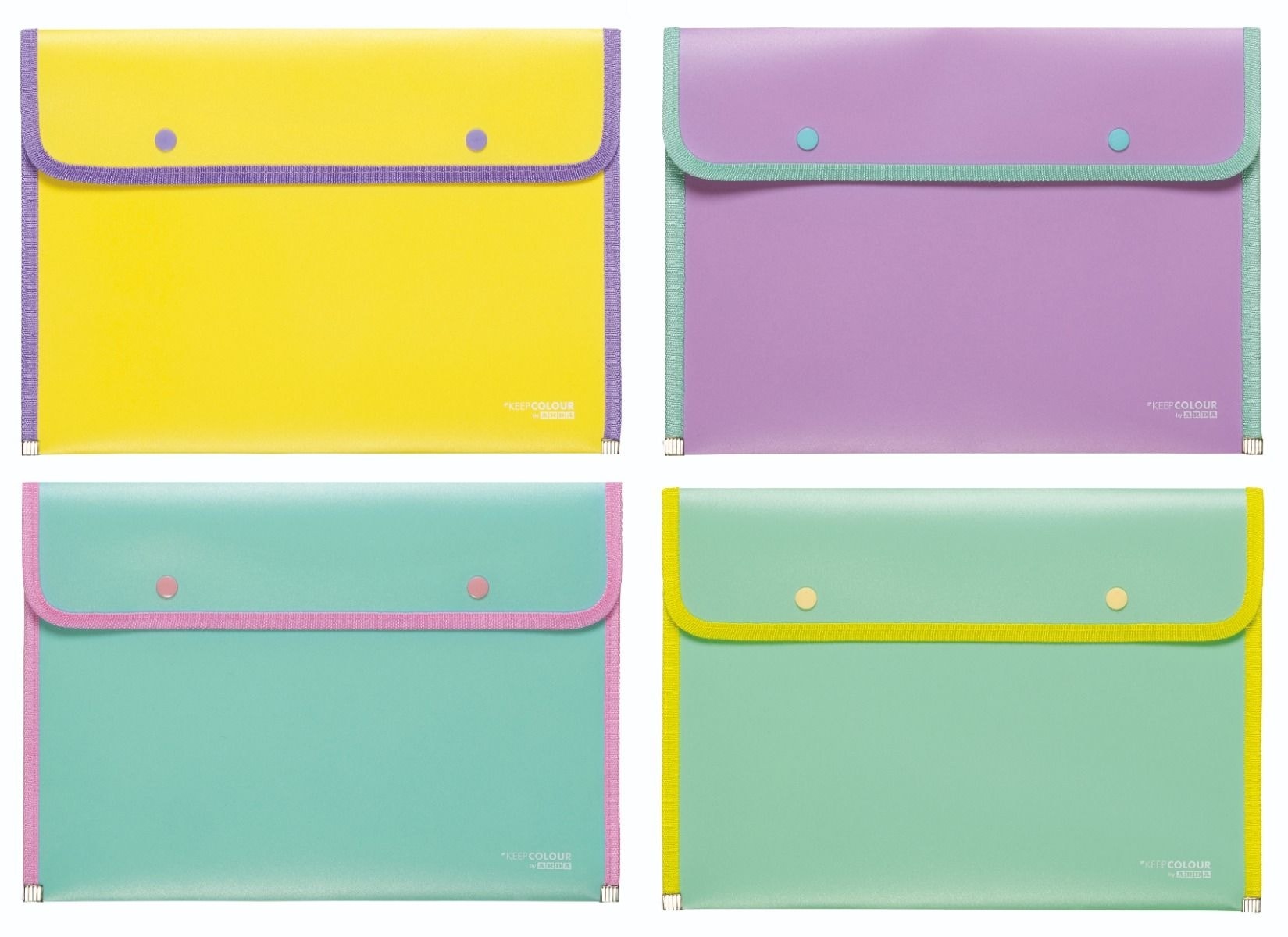 File Envelope Arda A4 W/Buttons And Piping 0273Kcp
