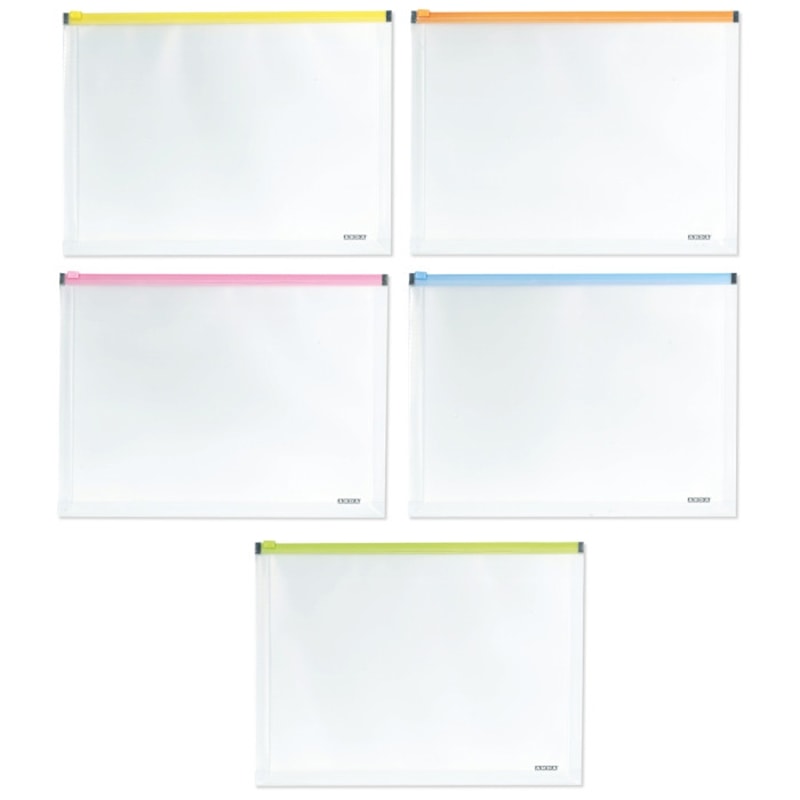 File Envelope Arda A4 W/Zipper Trascolor 0170Sho