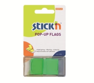 Pop-Up Flags Stick N 45X25Mm Lime 26011