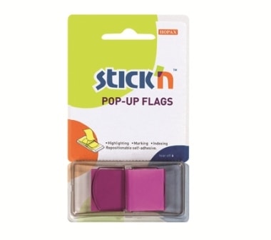 Pop-Up Flags Stick N 45X25Mm Purple 26014