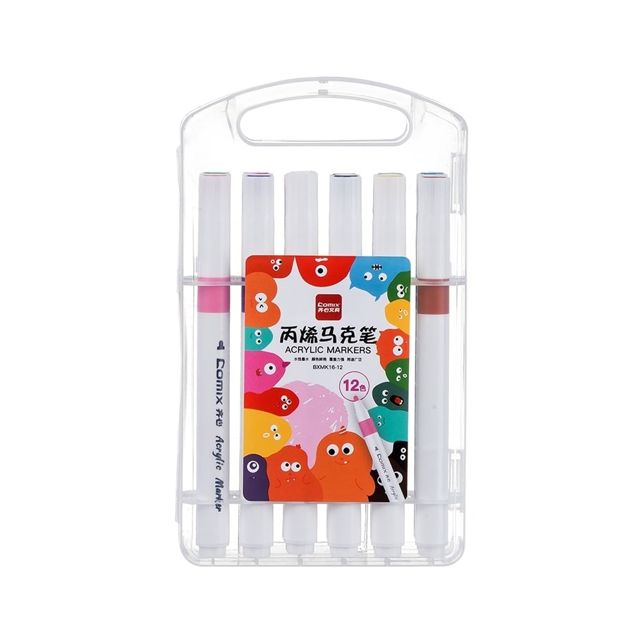 Acrylic Paint Comix 12/Pack Bxmk16-12