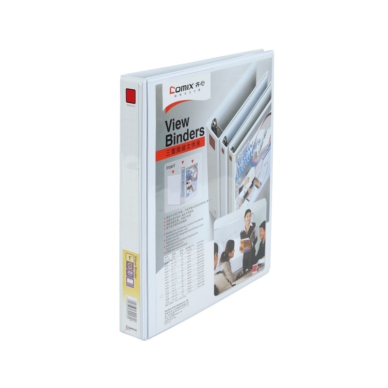 Ring Binder Comix A4 4 Rings 1   25Mm White A214