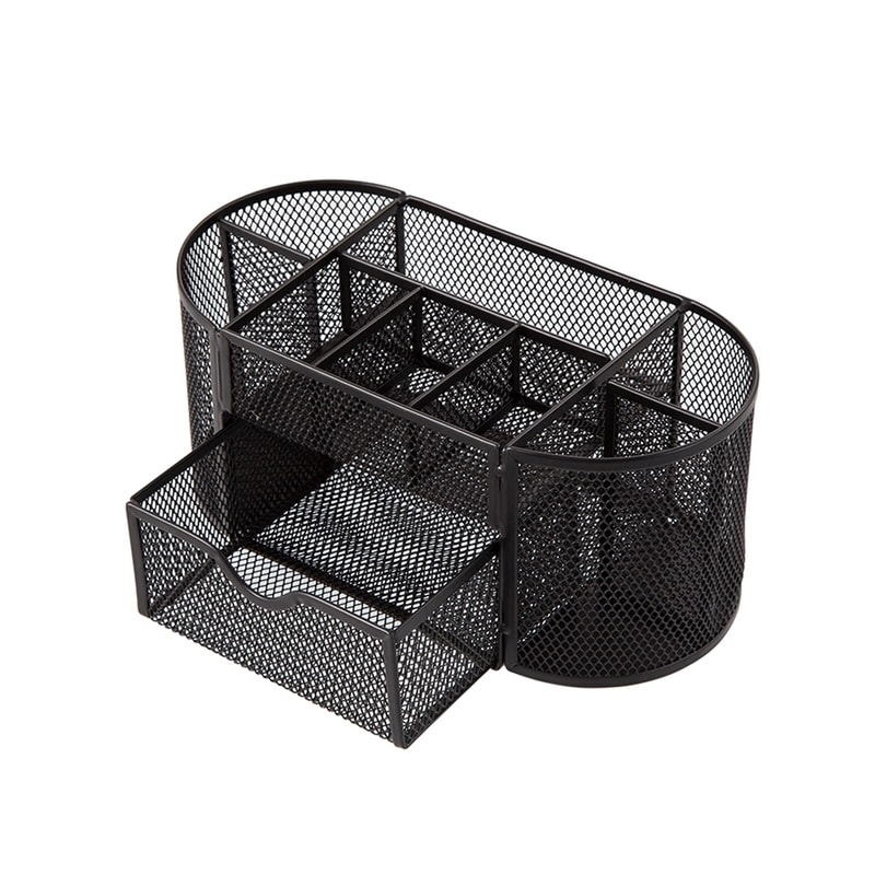Desk Organizer Comix 234X115X105 Metal Mesh Black B2001