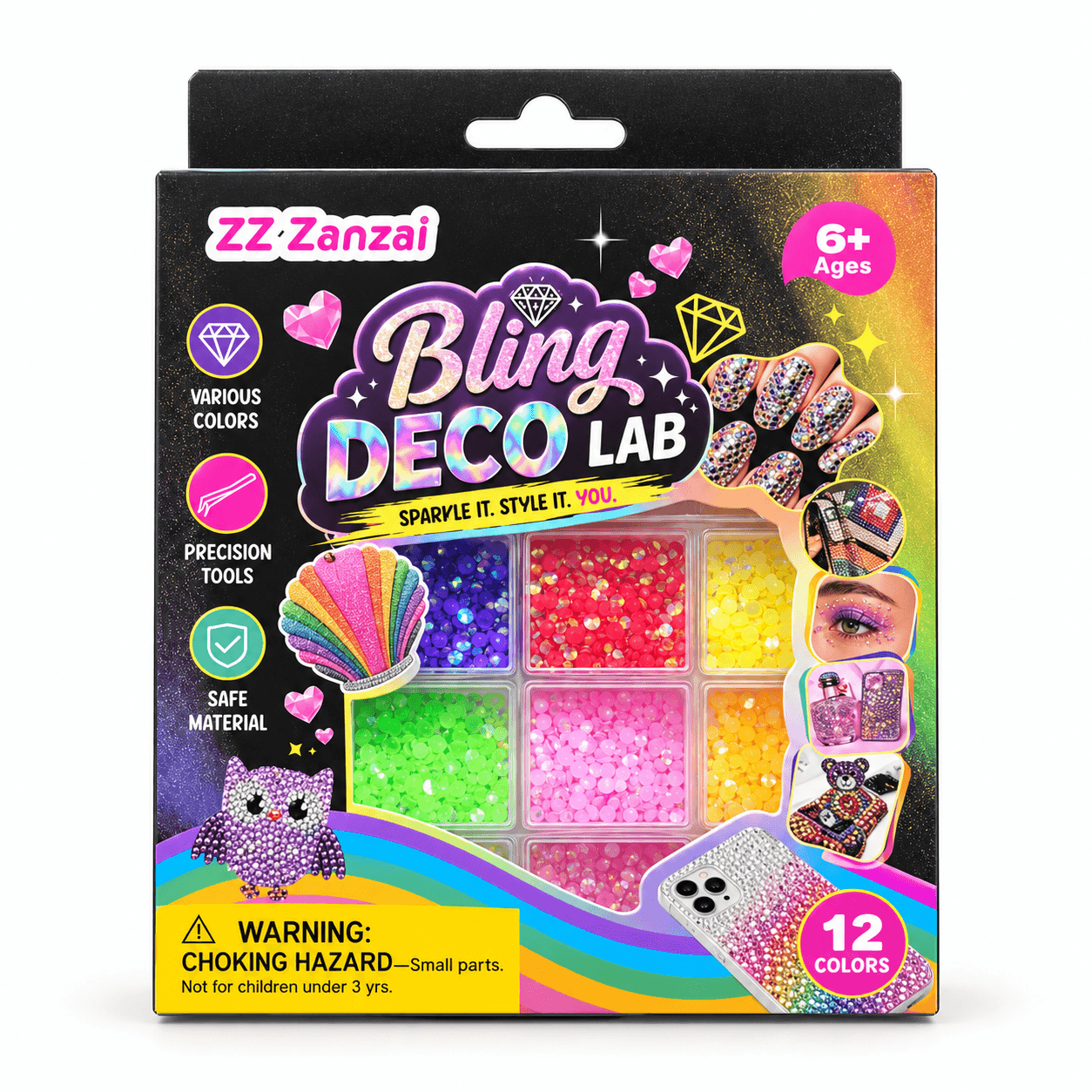 Bedazzle Beads 12 Colors