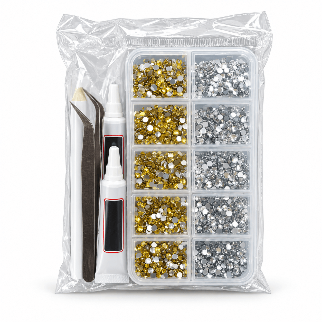 Bedazzle Beads Metallic Silver Gold 10 Colors Ap202630
