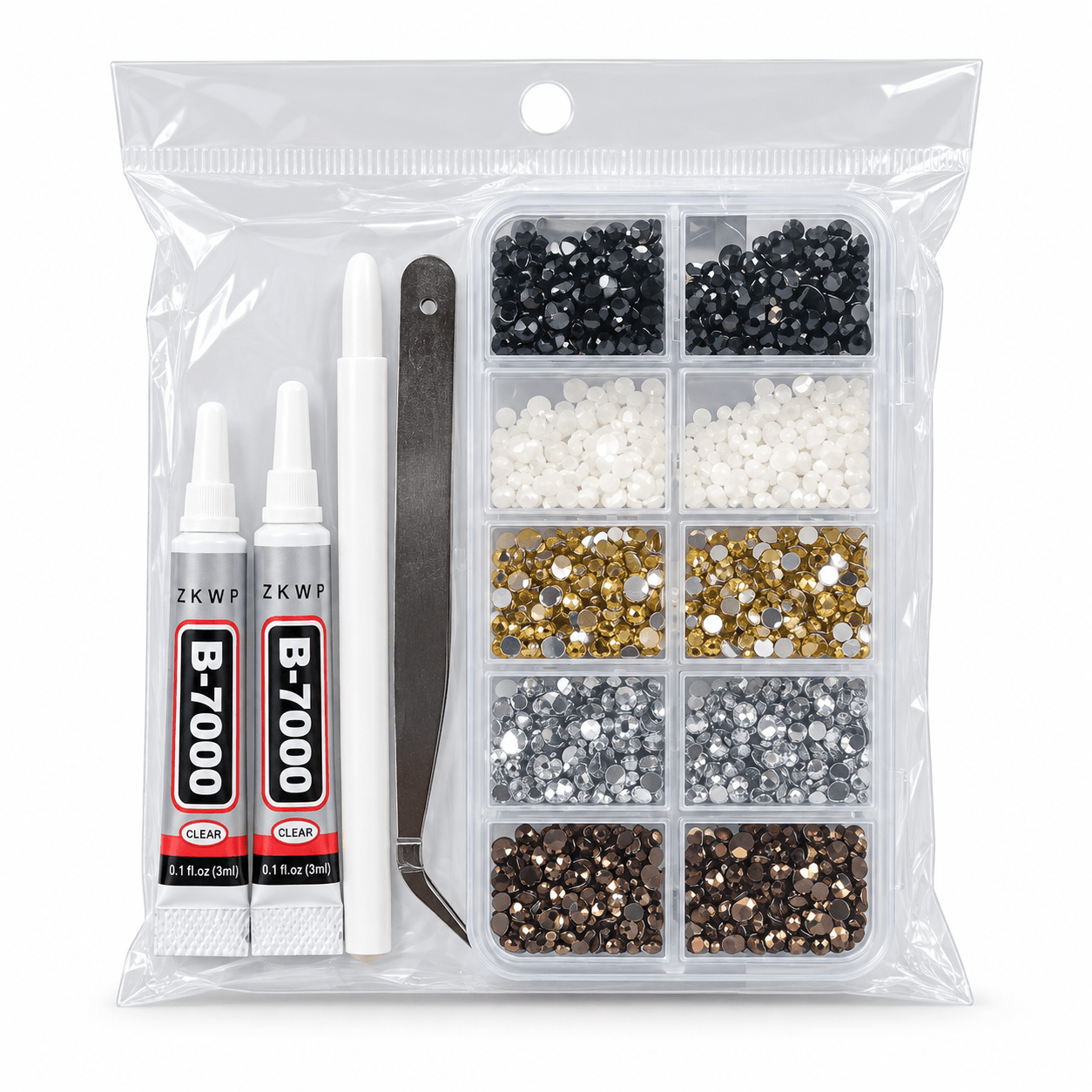 Bedazzle Beads Metallic 10 COLORS Ap202631